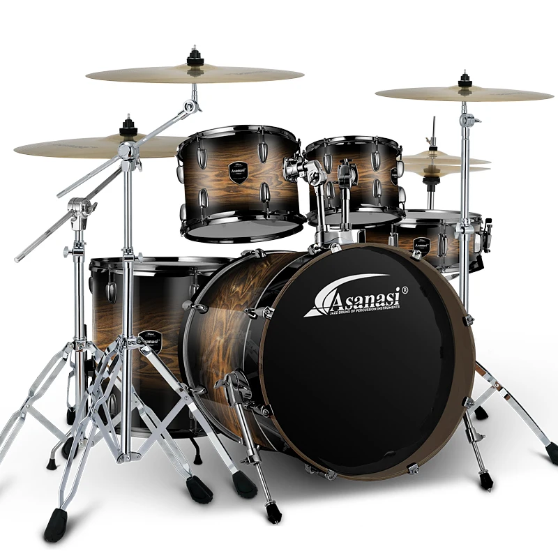Jazz Drum Kit Poplar Shell Kit Entry Level Beginner Drummer