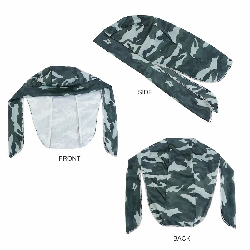 Piraten-Bandana, Radfahren, Do-Rag, Unisex, atmungsaktiv, schnell trocknend, Durag-Kappe, Angeln, Motorrad, Kopftuch, Sonnenschutz, Camo-Kopftuch – Detail 2