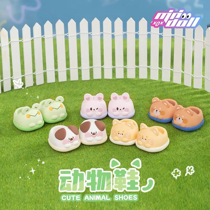 

Cotton doll shoes, no attributes, baby accessories, cute baby clothes, 20cm animal soft rubber shoes, board shoes