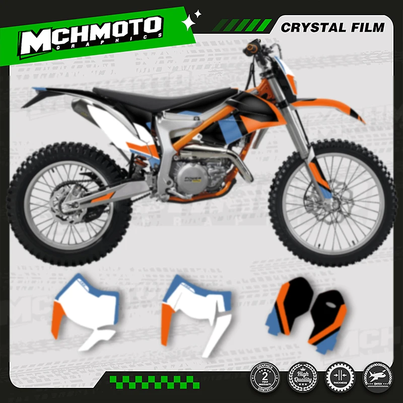 

MCHMFG мотоциклетная графическая наклейка на фоновые наклейки для KTM Freeride 2012-2017 2018-2020 250 300, номер имени на заказ