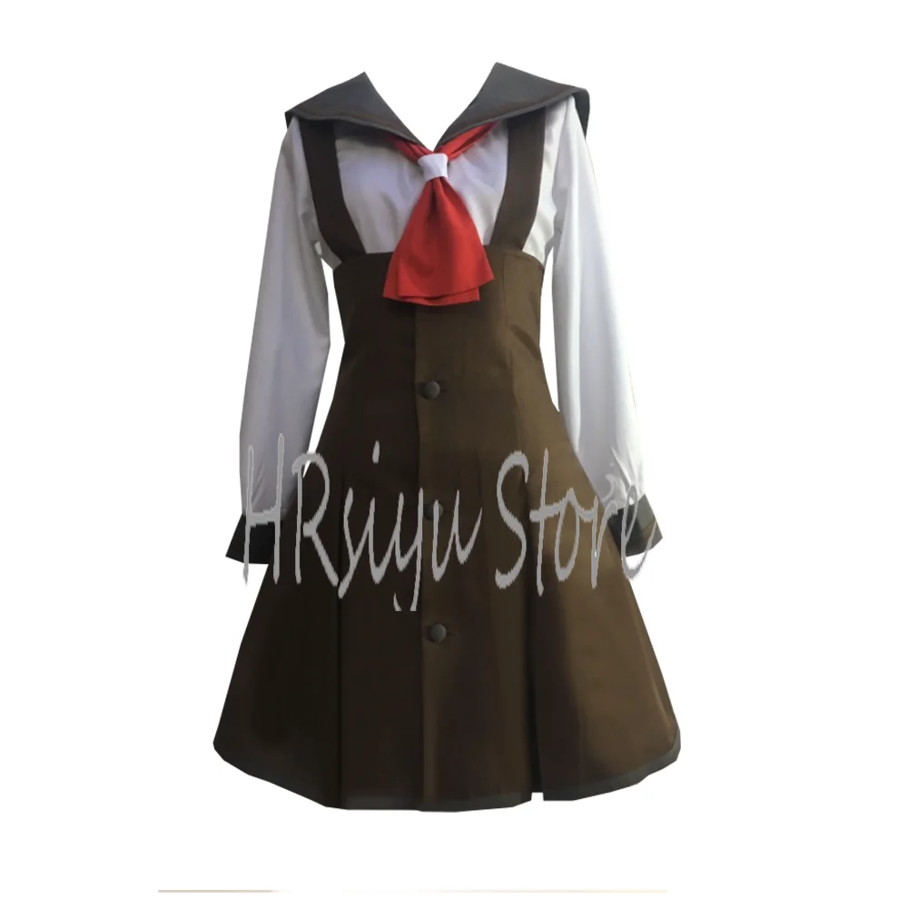 Anime Cosplay Nadeko Sengoku Costumes Halloween school Uniforms For Women dress customized