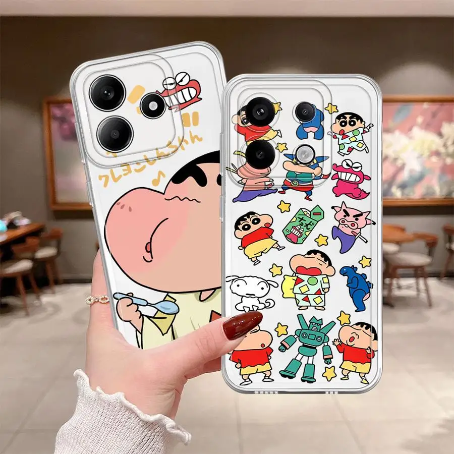 Weiche Handyhülle für Xiaomi Poco X3 Pro X3 NFC Cool Cra-yons Shin-chans