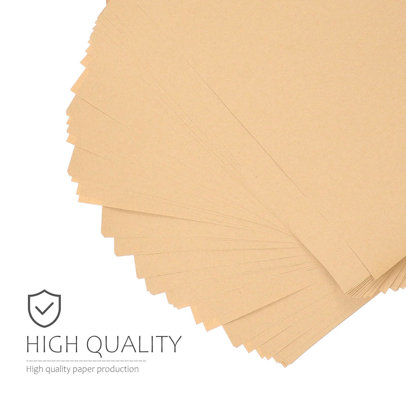 100 Pcs A4 Kraft Cardboard Drawing Paper 4K Ripple DIY Painting Decorations Square Graffiti