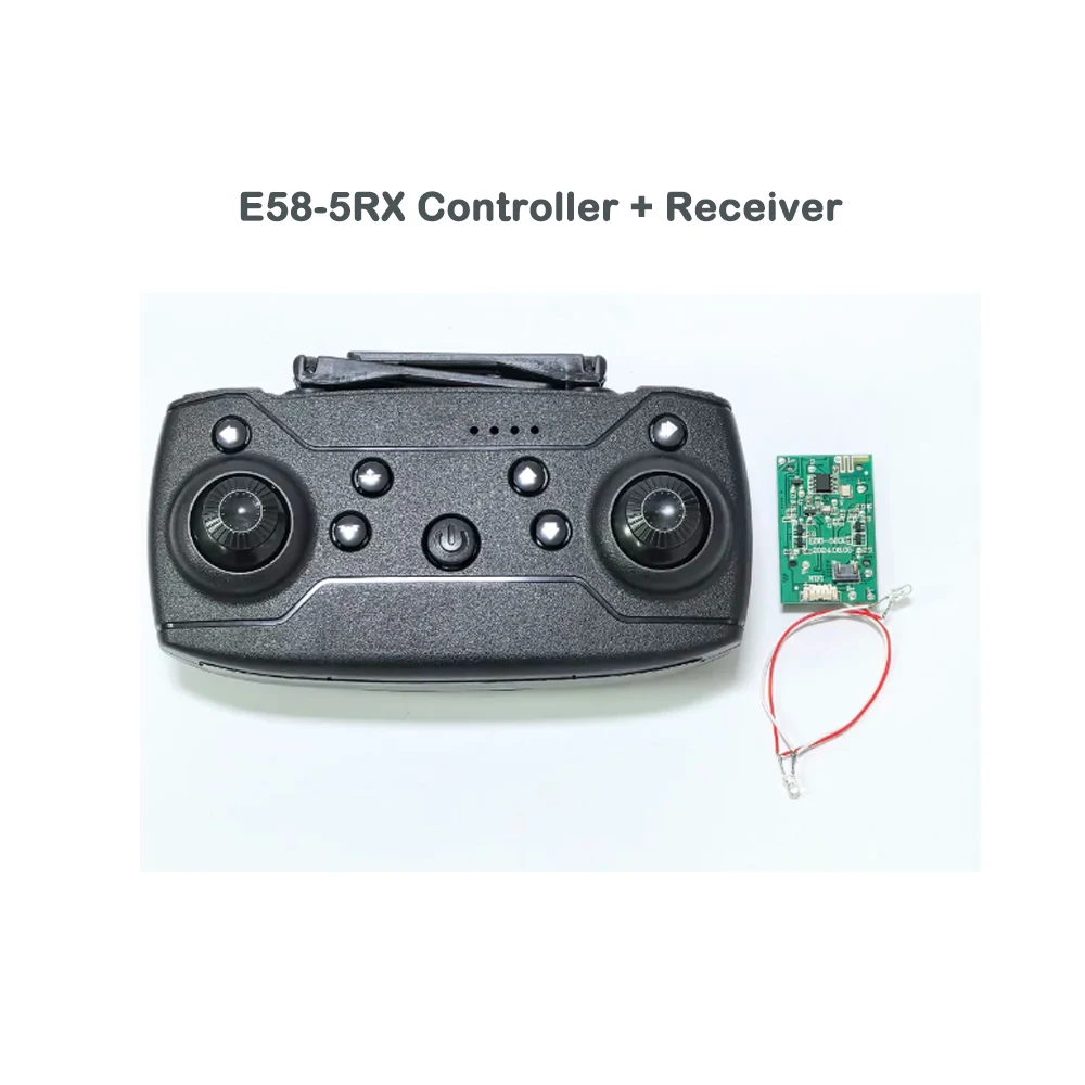 E88-5RX Receiver + Remote Controller for Mini Dron Helicopter E88 RC Quadcopter DIY Accessory