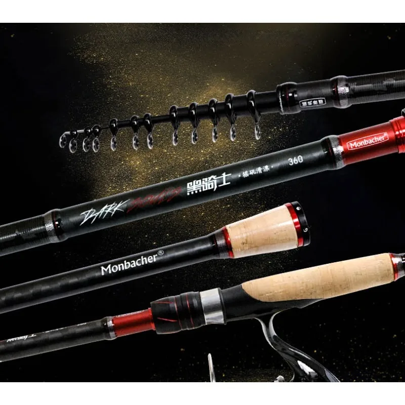 Monbacher-Rock Fishing Rod Distance Throwing Rod Sliding Float Fuji Guide Ring Carbon Ultra Light Ultra Hard Universal All Water