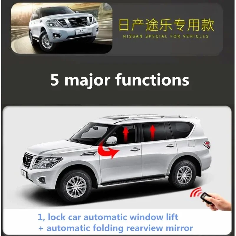 Auto Window Closing Regulator Modification Kit For Nissan Patrol Y62 Armada 2012-2019 Window Control Device