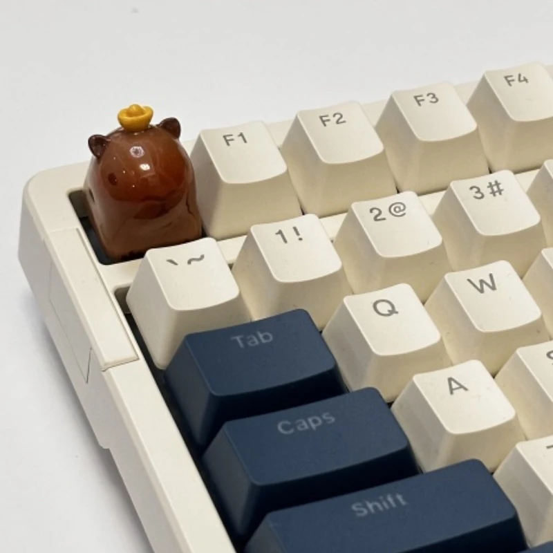 

Capybara Keycaps Cute Capybara Animal Mechanical Keyboard Keycaps Personalized Artisan Cartoon Cute Point Keycap Accessories