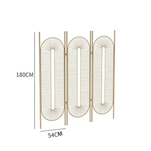 قسم قابل للطي حديث الحد الأدنى ، نسيج على الطراز الصيني ، قسم أرضي كلاسيكي ، فن الحديد المعدني ، الأكورديون المنقول ، جديد أعلى 12 مبيعات الأكورديون الصينية - رقم 2