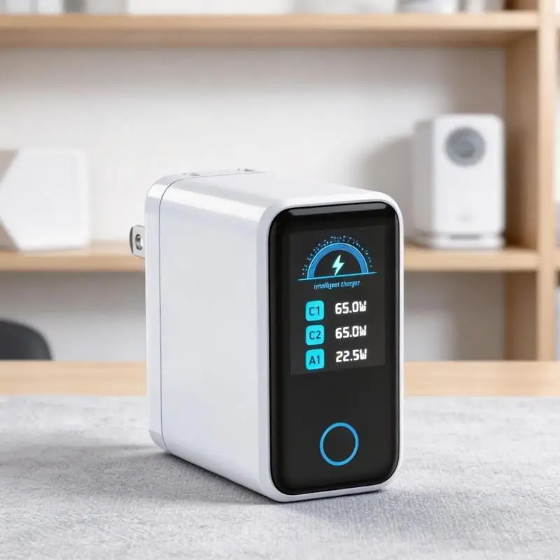 Electric Device Chargers Featuring 1 USB & 2 USB C Port with Fast for Light Weight Design and Fast Charging H8WD