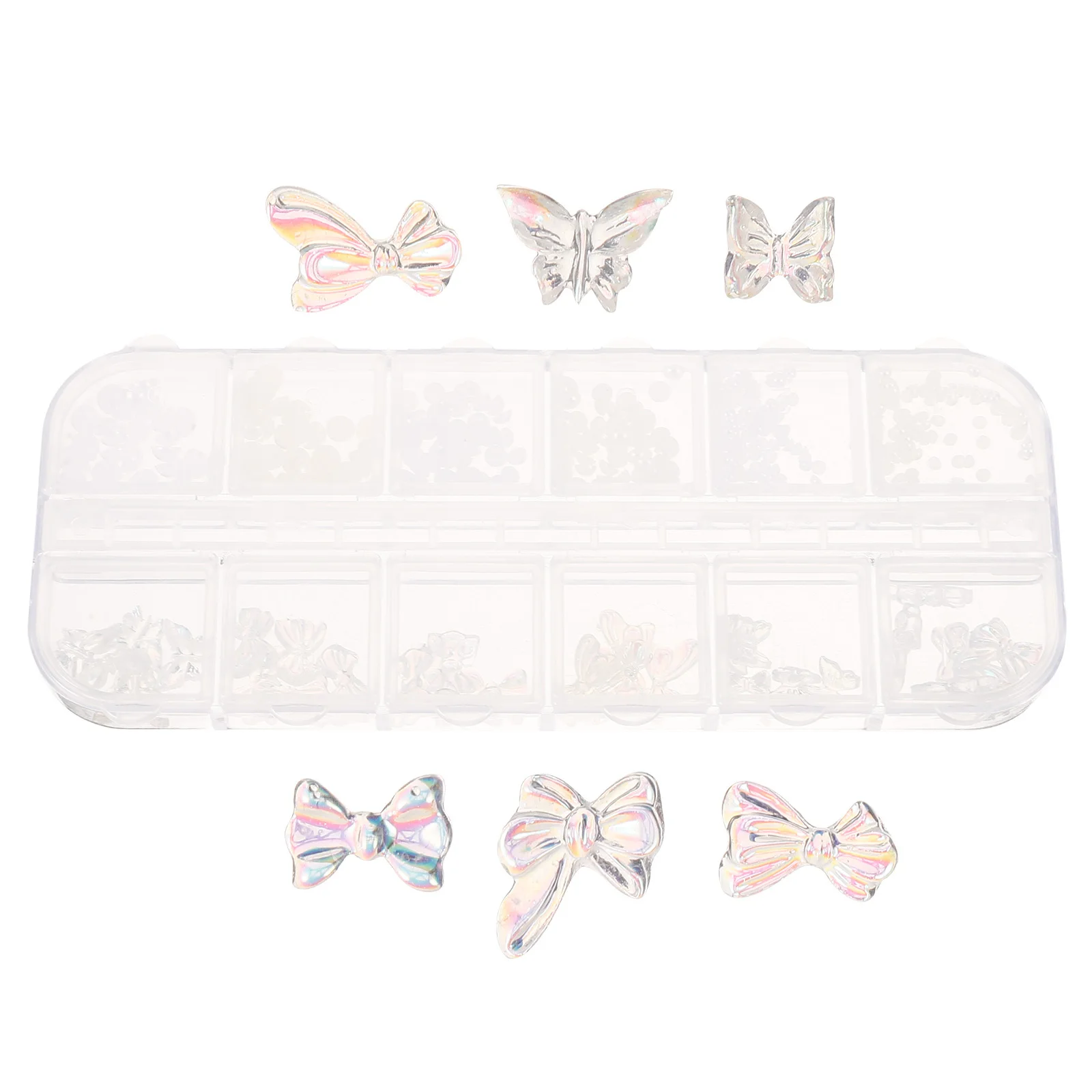 Nail Art Jewels Charms Assortiment DIY Crafting Accessoires voor nagels Art Vlinder Strikken Parels Nagelbedels Bulk