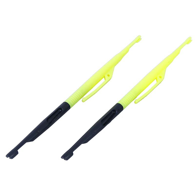 2Pcs Plastic Hook Remover Disgorger Knot Picker Tyer Tier Fly Fishing Hooks Tying Tools Fish Unhook Extractor Detacher