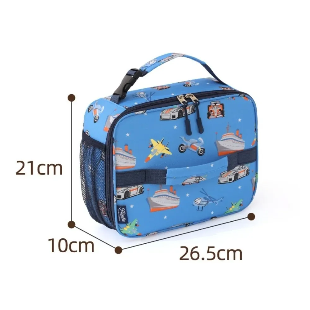 Durable Large Capacity Kids Lunch Bag Waterproof Leakproof Students Cooler Bag Thickened Portable Tote Bag for Pupils