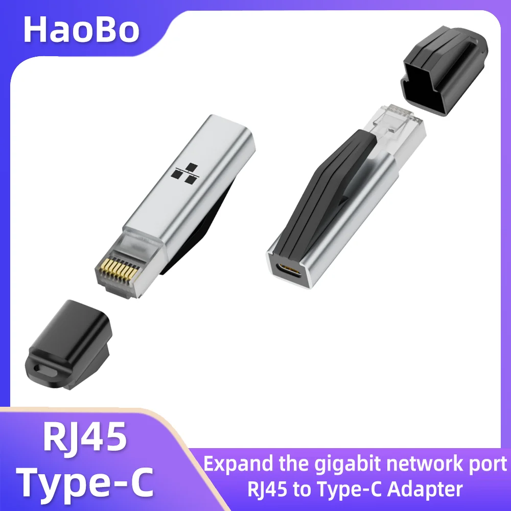 

1Gbps Gigabit USB C to RJ45 Adapter USB C Female to RJ45 Male Network Converter Stable Wired Lan for MacBook Pro iPhone16 iPad X