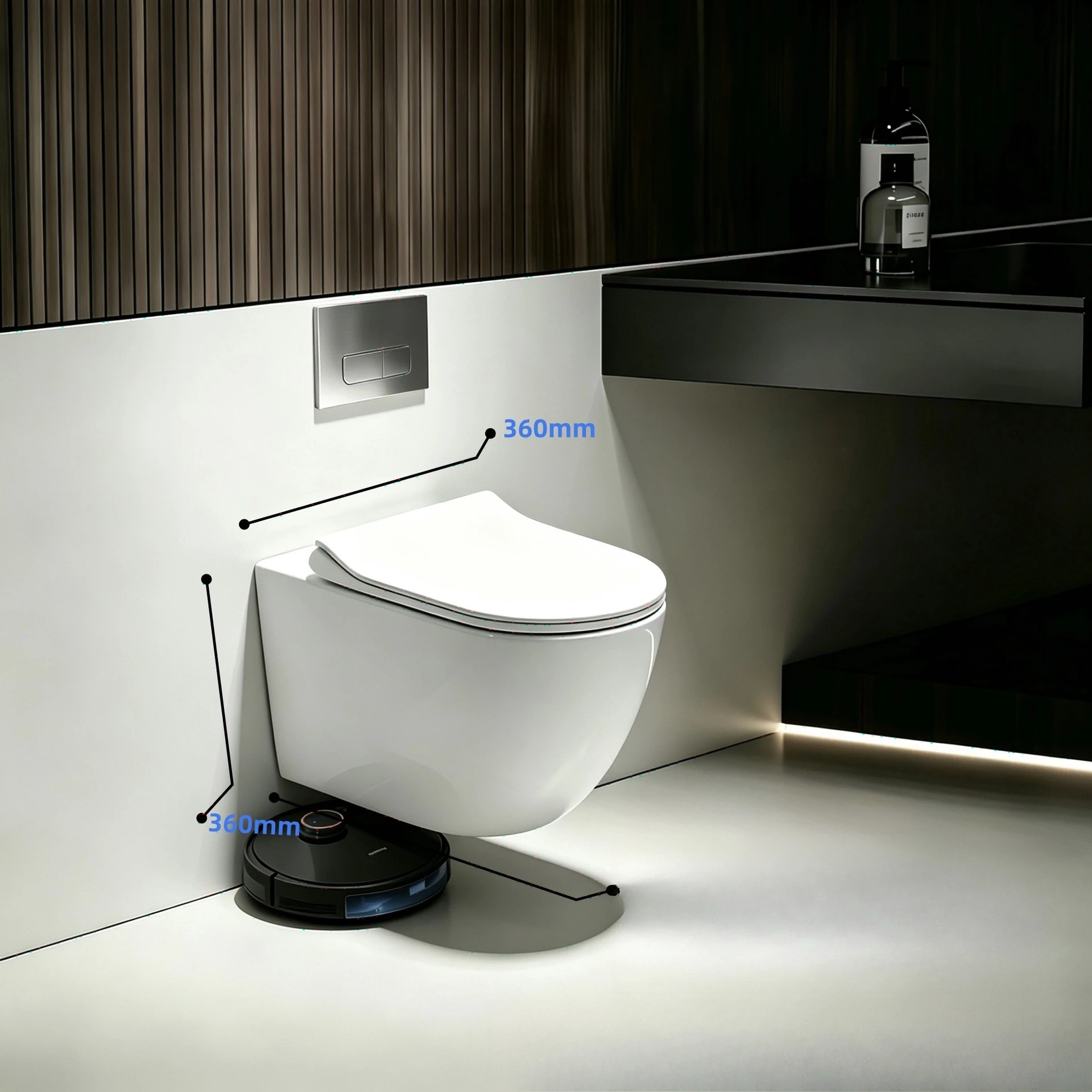 Factory Direct Compatible with Matte Wall Mounted Toilet Black Pink Red Yellow Blue Grey Wall Mounted Concealed Suspended Toilet