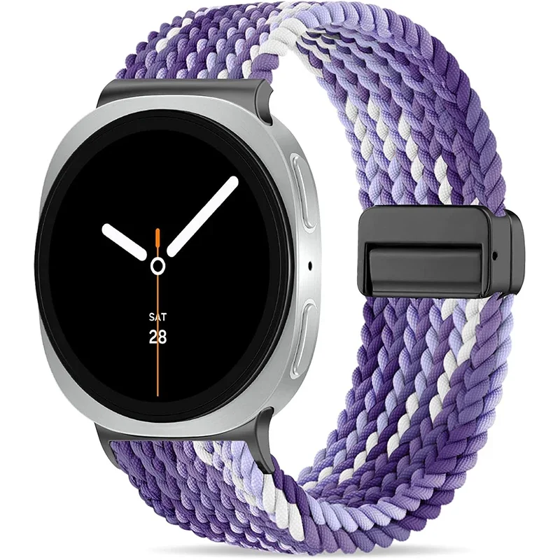 Geflochtenes Solo-Loop-Armband für Samsung Galaxy Watch 8 40/44mm Zubehör Nylon-Armband Correa Galaxy Watch 8 Classic Band 46mm – Detail 25