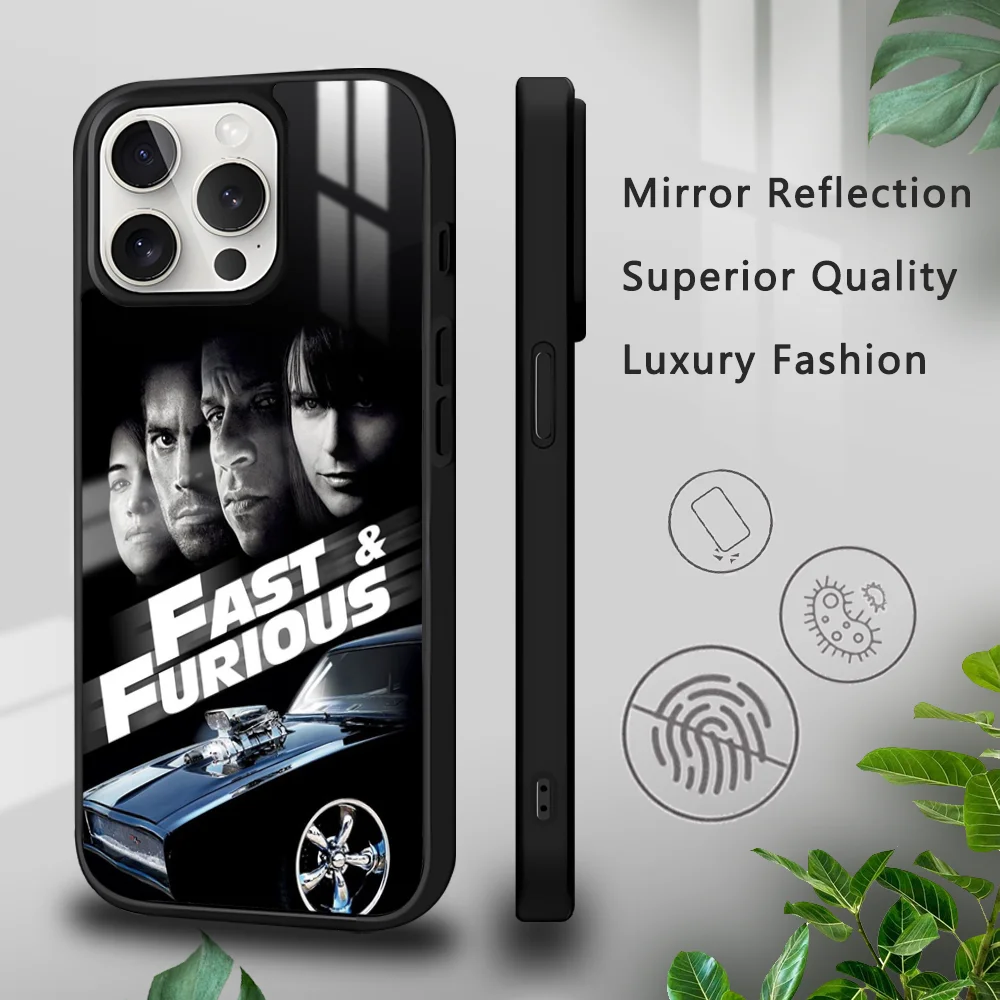 F-Fasts And F-Furious Moive Phone Case For iPhone 16 15 14 13 12 11 Pro Xs Max Mini Plus Celulares Hard Funda