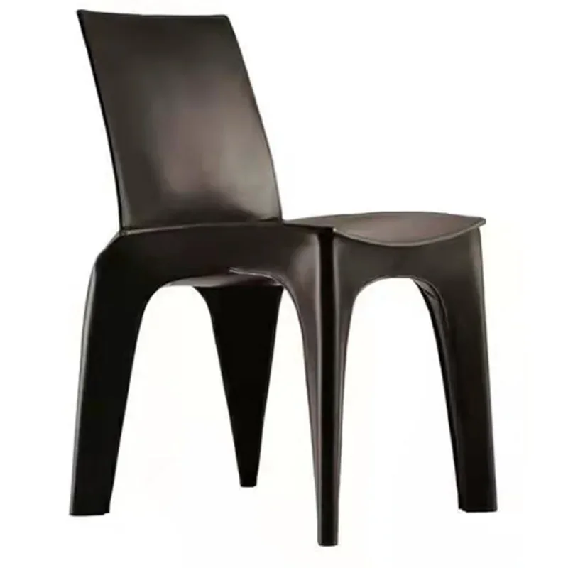 

Designer private house model room dining chair sales office negotiation bookhousehold single