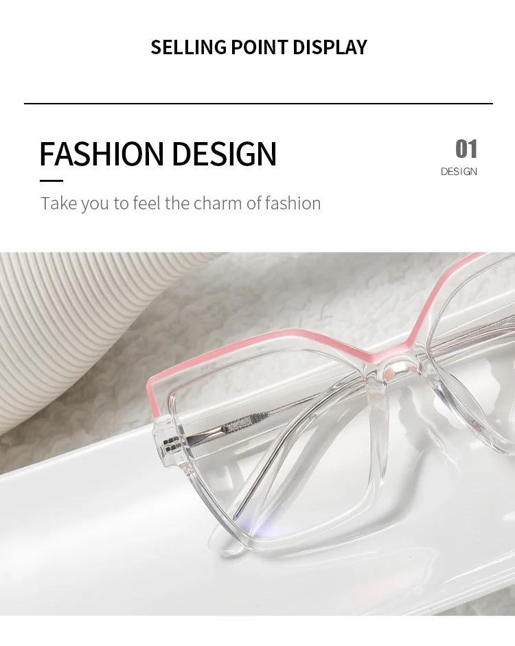 Legierung Rahmen Brille Vollrand Brillen Frauen Frühling Scharniere Kurzsichtig Oculos De Grau Brille 95977 – Detail 4