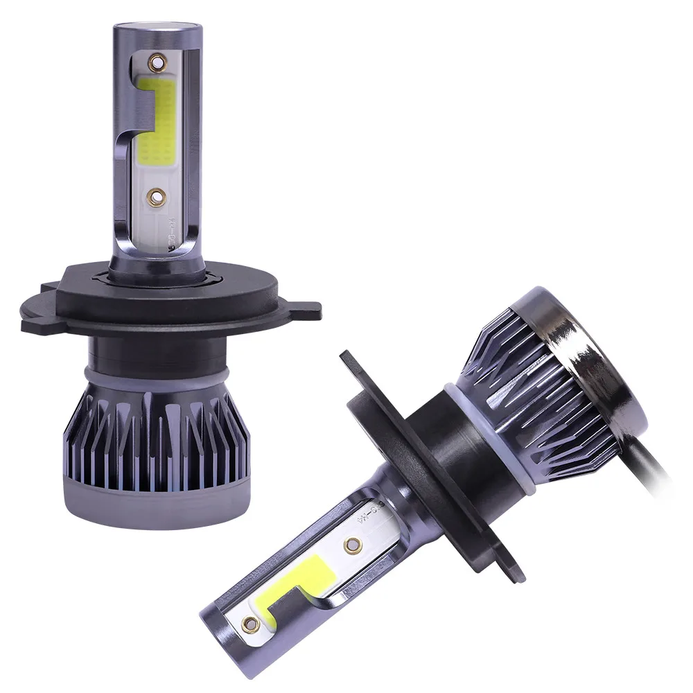 36 واط 6000LM البسيطة LED أضواء السيارة H1 H11 H7 سيارة LED المصابيح الأمامية لمبة الضباب الخفيف 9005/HB3 H4/9003/HB2 مرحبا/لو سيارة LED كشافات عدة