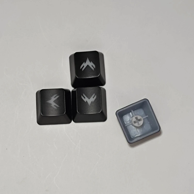 1 Set ABS Backlit Heart Keycaps Height for WASD Direction 4PCS