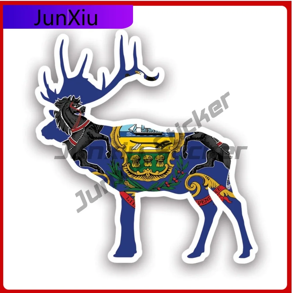 

Pennsylvania Deer Shaped Fade Resistant Weather Resistant Anime Style For Motorcycle Rear Windshield Car Window Self Adhesive