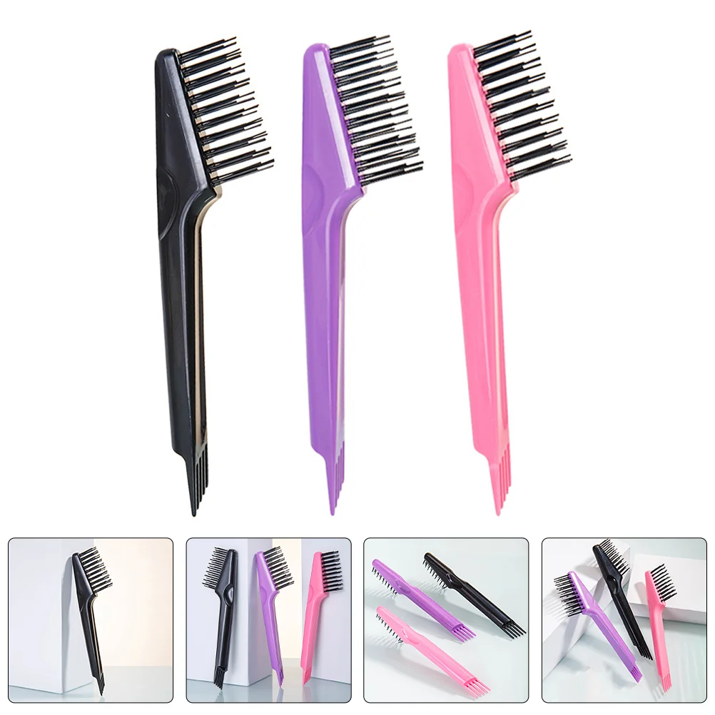 

3 Pcs Cleaner Comb Cleaning Brush Cleanser Mini Hair Nylon Pp Remover Rake Tool
