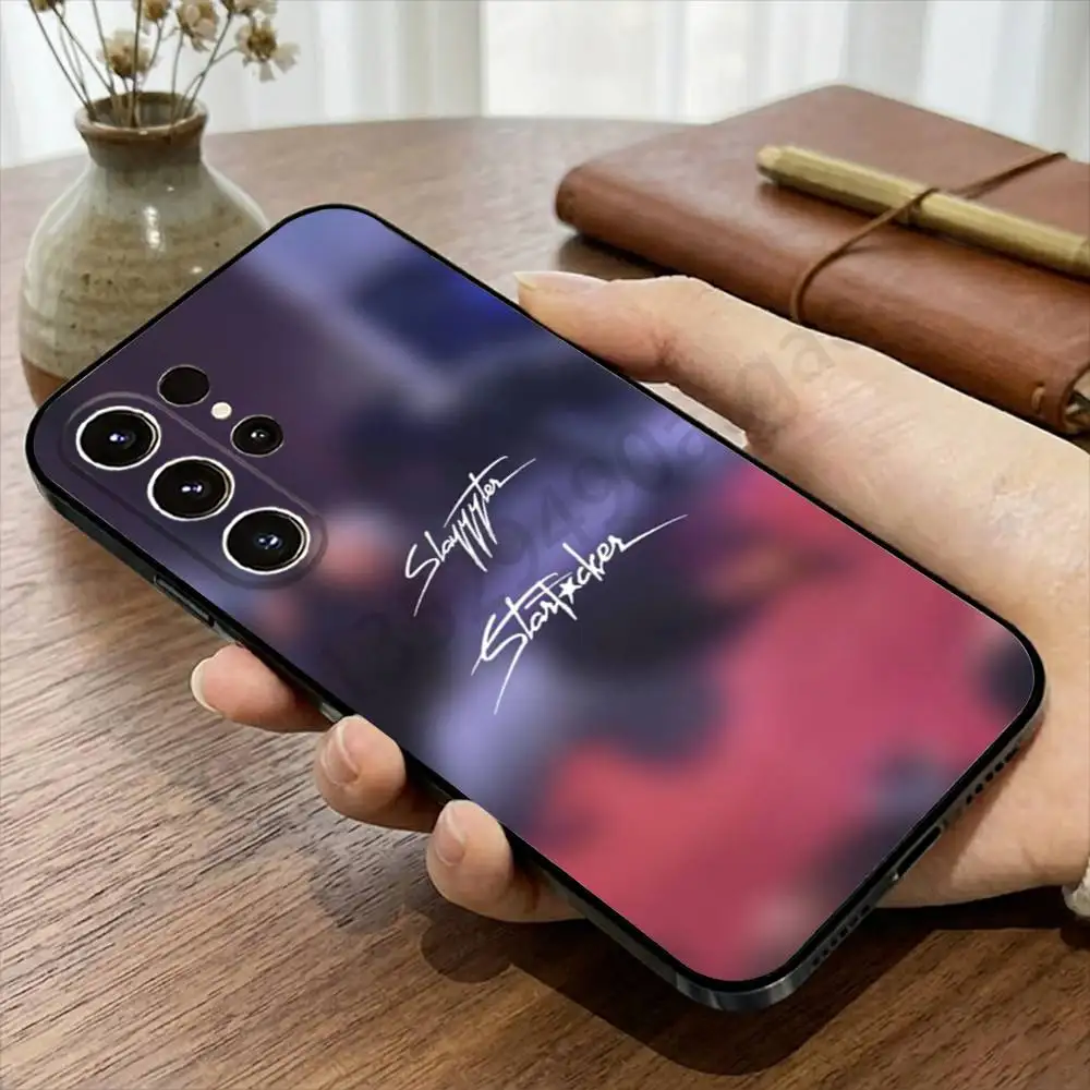 Singer S-Slayyyter Phone Case For Samsung S20,21,22,23,24,25,26 Ultra,Plus,Lite,FE,Black Soft Case