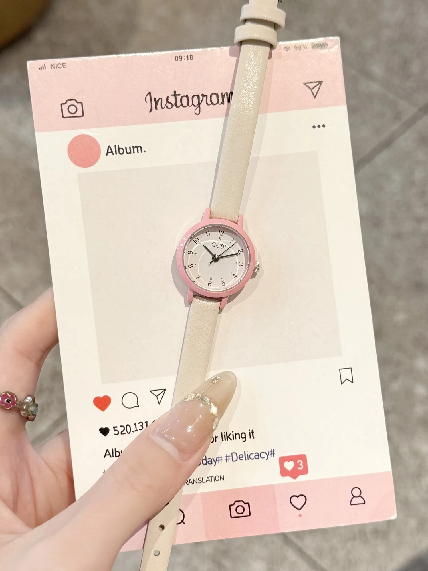 New Women'S Watch Student StyleIns-Inspired, Small And Compact For High School Girls 2026 New Model, High-Fashion Women'S Watch.