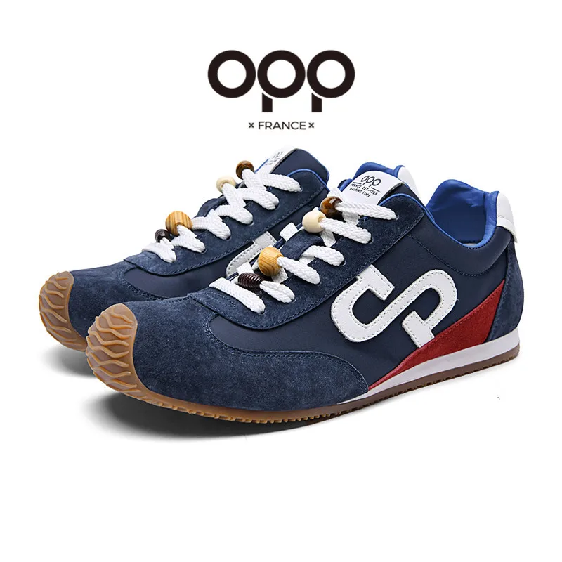 

OPP Luxury New Shoes Men Running Blance Sneakers High-end 471 Genuine Leather Sports Sneakers Forest Shoes