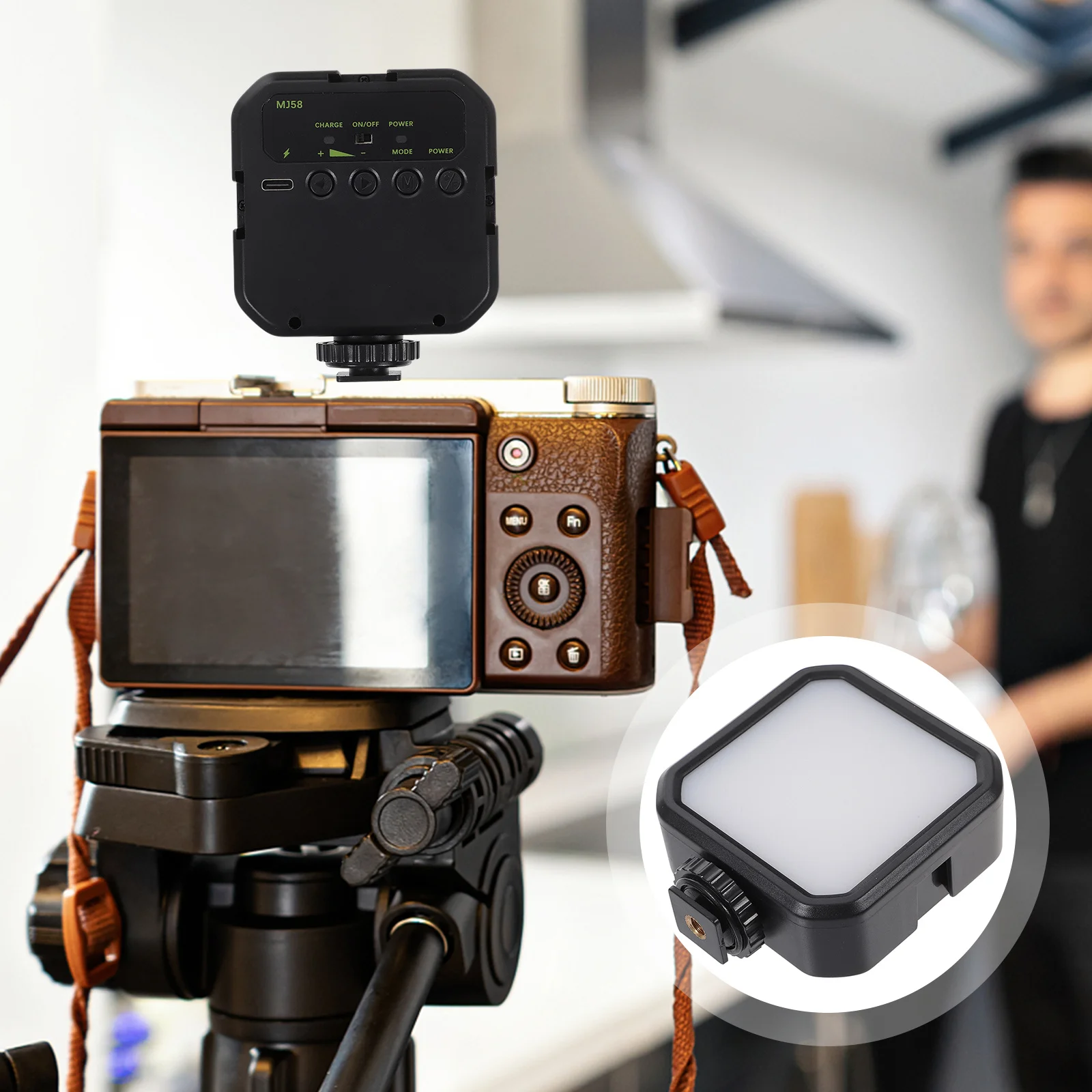 

Rgb Video Light 359 Colors 0-100% Brightness 30 Led Panel For Photography Dslr Camera Smartphone Portable Lighting