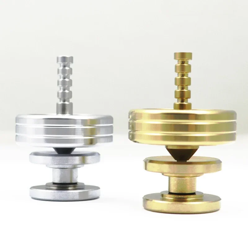 Lidar com fidget spinner metal girando ponta superior giroscópio de aço inoxidável edc aliviar o alívio do estresse reduzindo brinquedo anti ansiedade crianças