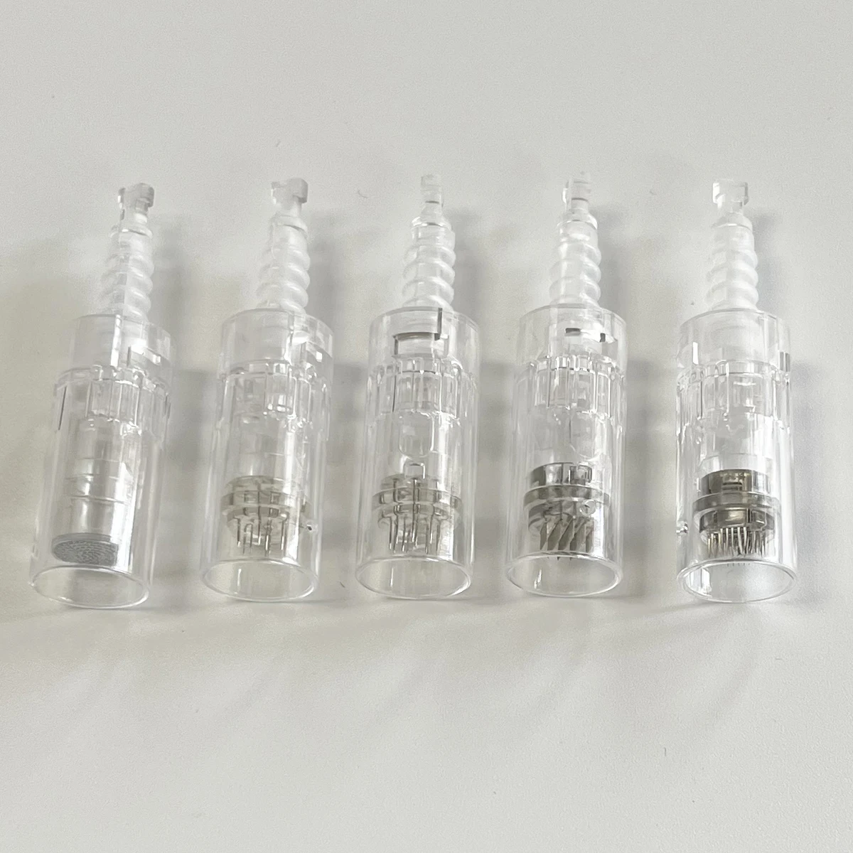 Cartucho de agujas de piezas, punta de tatuaje de bayoneta para MYM N2/M5/M7/A1/A6, microagujas, Nano Derma Pen, cabezal de repuesto, 100/50/10 Uds.