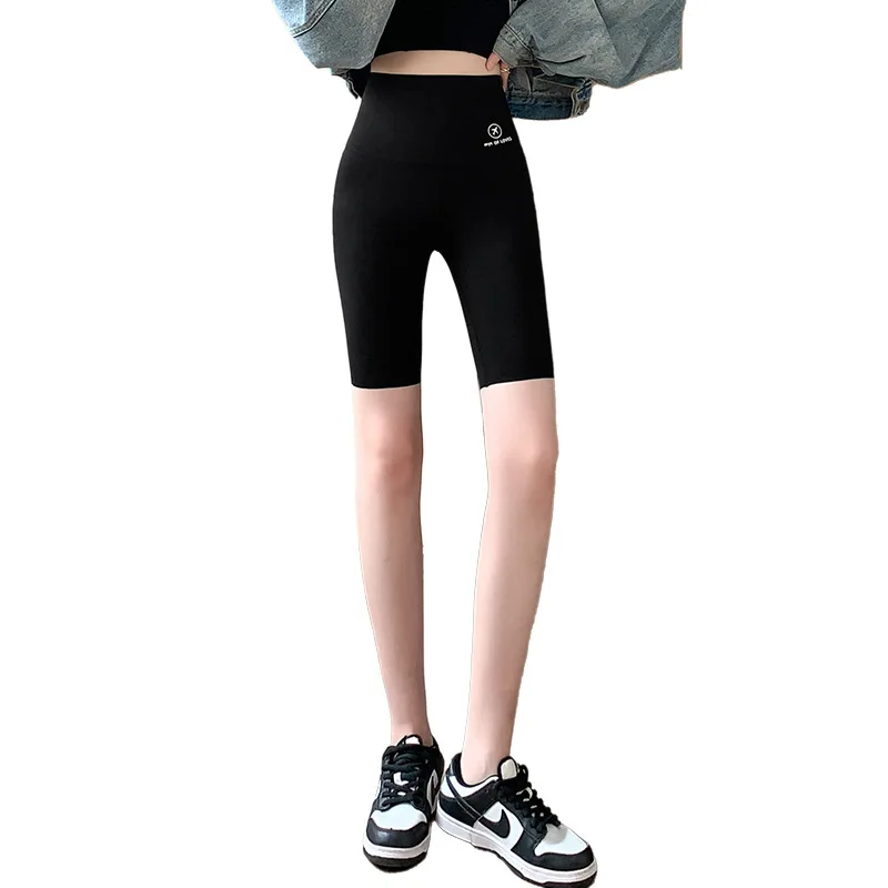 بنطلون رياضي نسائي صيفي طويل للأنشطة الخارجية وركوب الدراجات، يتحكم في البطن ويرفع المؤخرة