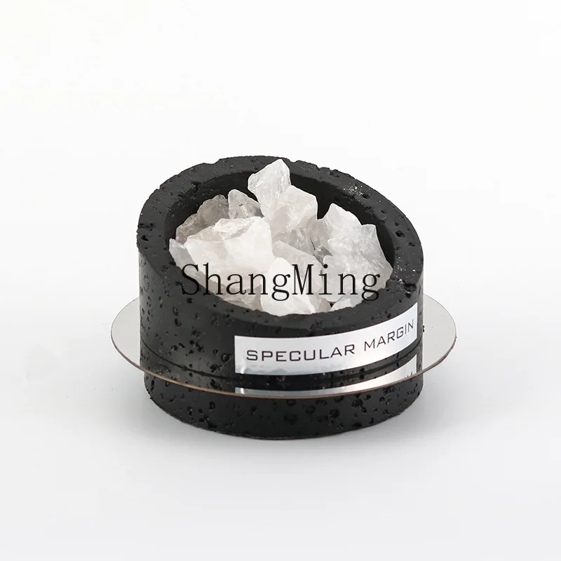 

DSA modern light luxury creative advanced sense imitation travertine aromatherapy ornament spar diffuser model hotel decoration