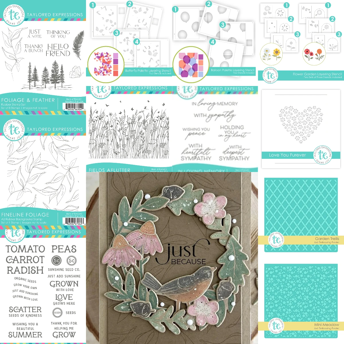Seeds & Such - Vegetables Clear Stamp Cutting Dies For Scrapbook Diary Decoration Embossing Template DIY Greeting Card Handmade