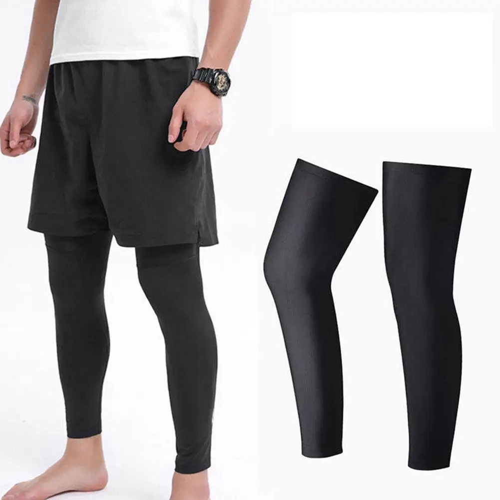 Summer Sun Protection Leg Cover High Elastic Breathable Quick-Drying Silicone Anti-Slip Cycling Leg Cover Sun Protection Running
