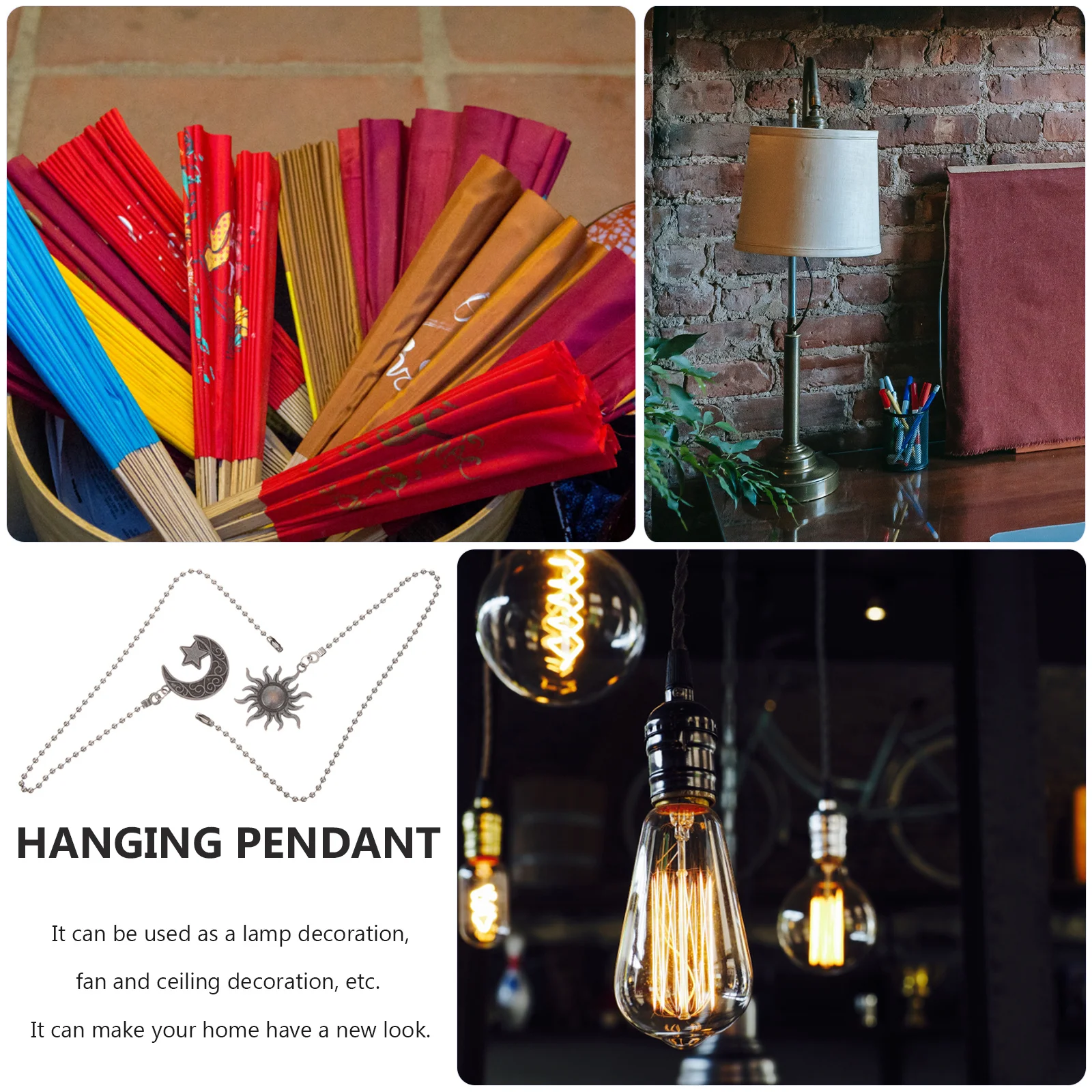 

2 шт., ретро медный вентилятор, тянущая цепочка, декоративный светильник, подвесной светильник, потолочный светильник, удлинитель цепи, подвесной светильник, декоративный светильник, подвесной светильник для дома