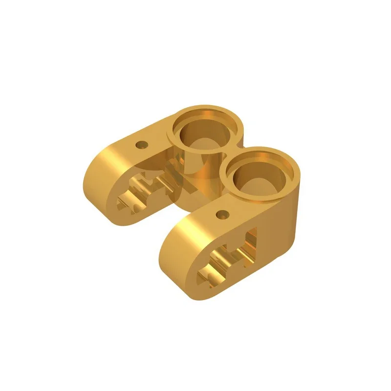Gobricks GDS-992 compatible with lego 41678 Technical, Axle and Pin Connector Perpendicular Double Split children\'s DIY