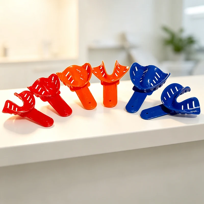 Color Children's Dental Impression Tray, Children's Oral Tray, Multi Size Orthodontic Mold Tool, Dental Supplies