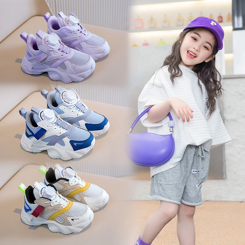 

Brand Kids Shoes Comfortable Children Sneakers Outdoor Non-slip Lightweight Sports Tennis Shoes Quality Sneakers for Girls