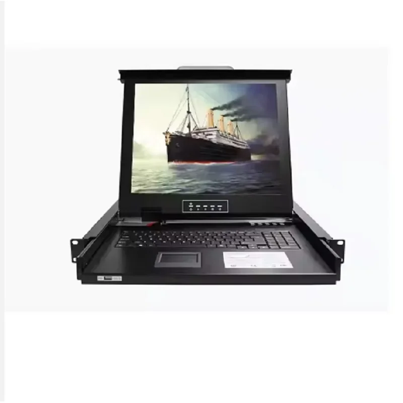 Support 1024*1280@75HZ Resolution, 250 Nit Brightness 19 Inch 1U Rack Mount 17