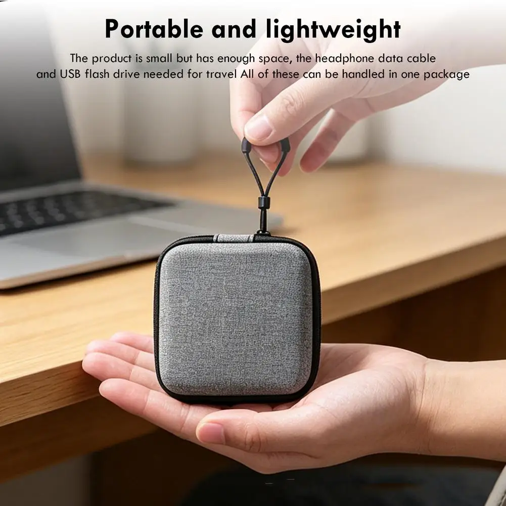 Portable Game Console Case For Anbernic RG Rotate Game Console Case Storage Bag Protective Zipper Carry Bag EVA Hard Handbag
