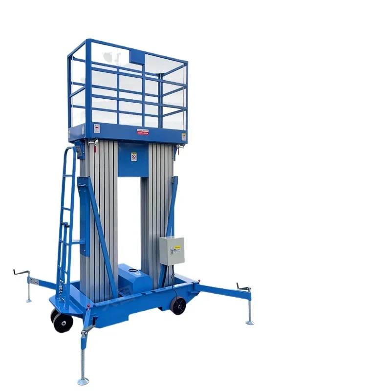 Mobile Aluminum Alloy Lift Small Elevation Indoor Electric Ladder Hydraulic Light Automatic Work Vehicle