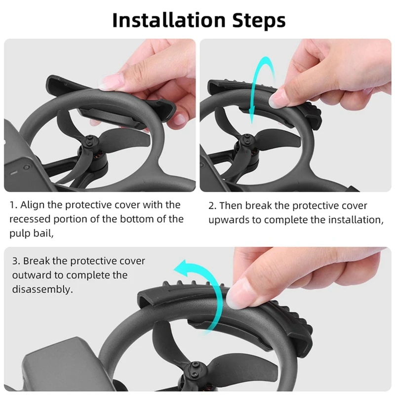 Новые аксессуары для защиты пропеллера для DJI-Avata 2, бампер для дрона, противоударная защита для предотвращения столкновений