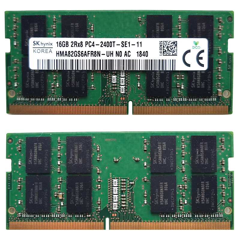 skhynix DDR4 2400 8GB ×2 計 16GB SK hynix ddr4 16gb ノート SK HYNIX PC4-2400T 8GB 2枚で 16GB DDR4