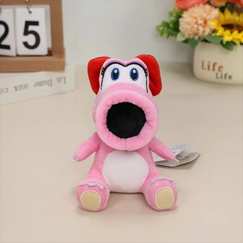 

New 15cm Mario Birdo Plush Toy Pink Dinosaur Catherine Soft Stuffed Doll Kids Gifts