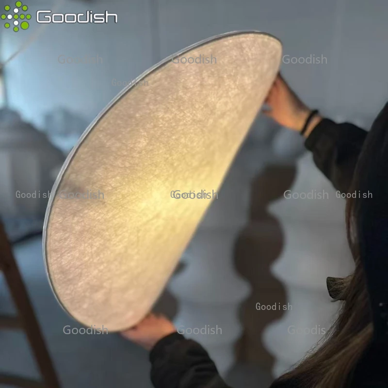 Wabi Sabi LED Silk Pendant Lights Japanese Fabric Leaf Lamps for Living Room Dining Bedroom Home Decoration Chandelier Lustre view 3
