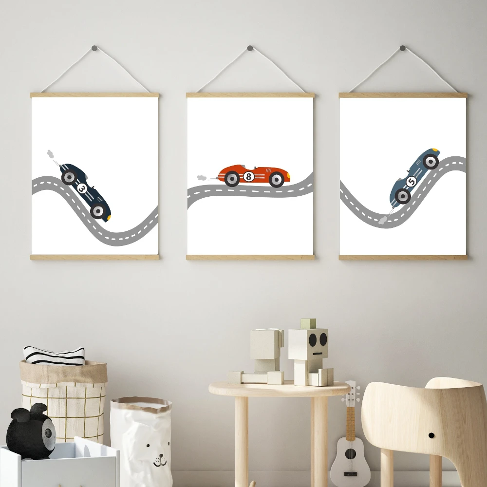 Race Car Wall Art Canvas Print - đánh giá và giá Baby Nursery Fabric