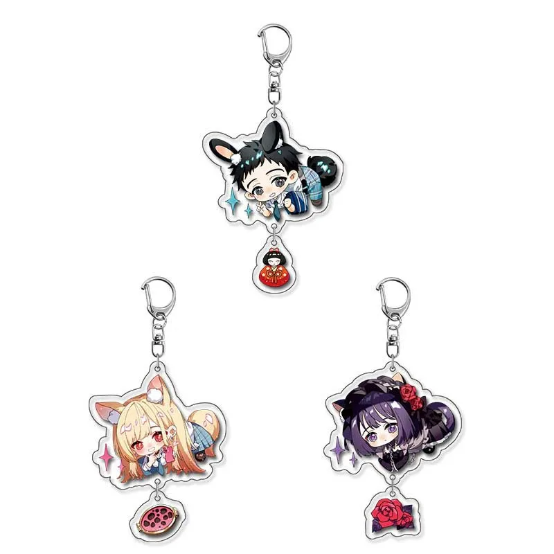 Anime My Dress-Up Darling Schlüsselanhänger Gojo Wakana Kitagawa Marin Inui Sajuna Inui Shinju Acryl Schlüsselanhänger für Freund Geburtstagsgeschenk