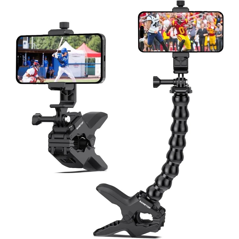 

Flexible Gooseneck Phone Stand Desk Mount Adjustable Holder for 4 to 7 Inch Smartphones and Action Cameras